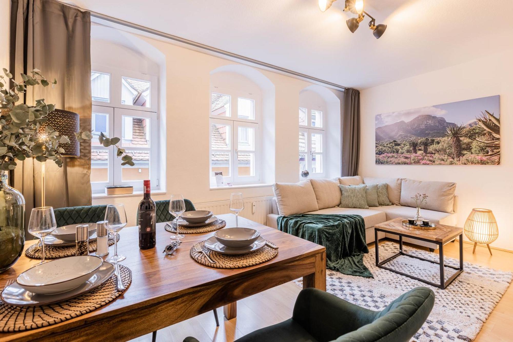 Fynbos Apartments In Der Altstadt, Frauenkirche, Historisch, Parkplatz Мейсен Номер фото